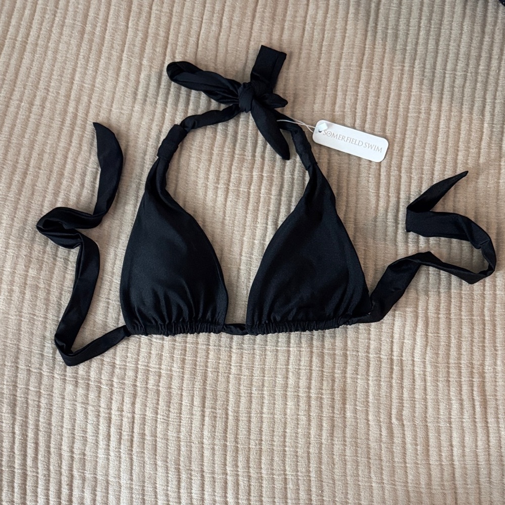 Somerfield Swim Black Bikini Top